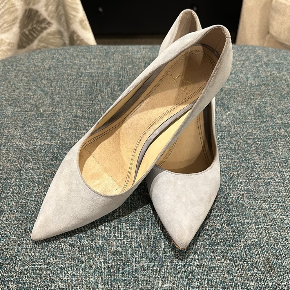 Marc Fisher LTD Zala Block Heel Pointy Toe Pumps